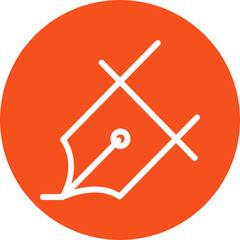 Single isolated icon with outline style icon on white background