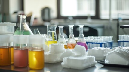 Laboratory Experiment with Colorful Liquids