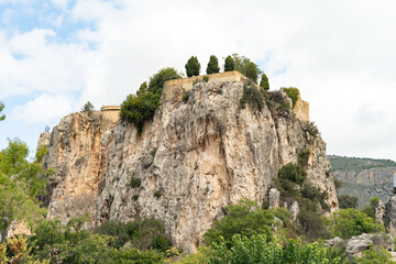 Guadalest village hilltop, Valencia, Spain