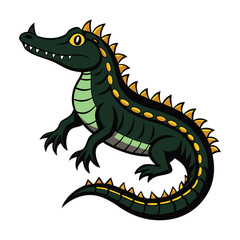 Crocodile Vector Illustration
