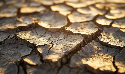 Parched Earth Close-Up