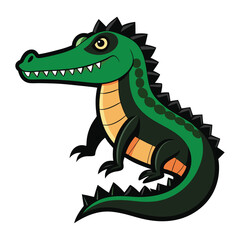 Crocodile Vector Illustration
