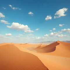 sand dunes and sky