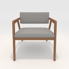 3d render armchair design element. Furniture Collection