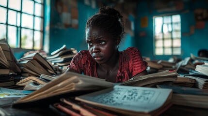 Determined Young Reader
