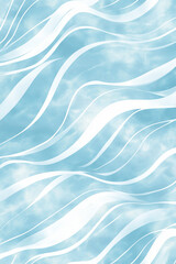 Fototapeta premium Calming Zen Background with Light Blue Waves