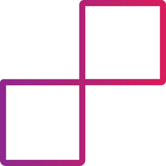 Fototapeta premium Single isolated icon with outline style icon on white background