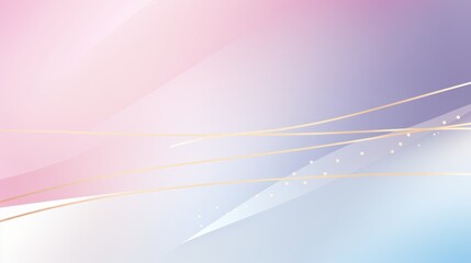 Obraz premium Minimalist abstract design with geometric shapes in soft pastels pink, mint, and lavender