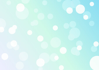 光が反射する爽やかな水色のグラデーション背景