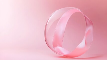 Fototapeta premium Abstract Pink Ribbon