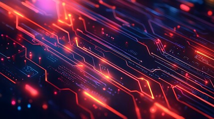 Obraz premium abstract technology communication concept vector background.