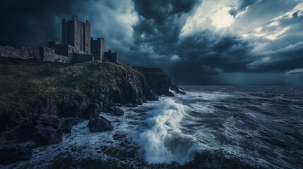 Obraz premium Castle on the Coast