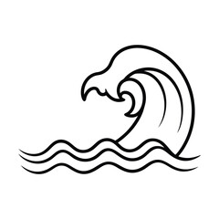  ocan wave, ocan symble vector illustration.