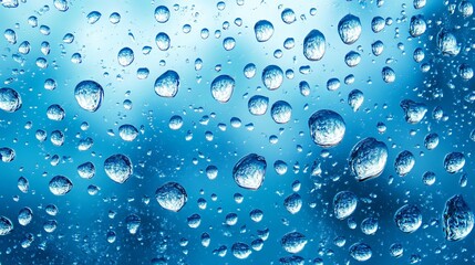 Water droplets on the window