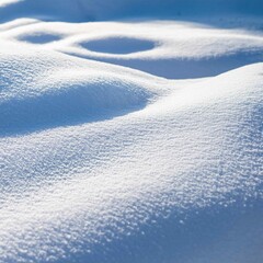 Untouched Winter Snowfield