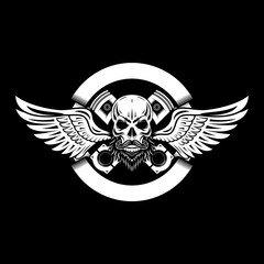 Biker club logo template