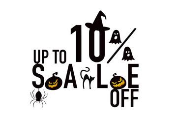 discount halloween vector . 