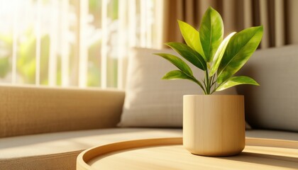 Fototapeta premium Minimalist Home Decor A Simple Guide to Creating a Serene and Stylish Space with Clean Lines, Neutral Colors, and Minimalist Furnishings