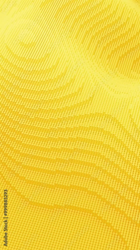 Poster fractal background with circles, seamless loop. animation. abstract waving texture with small partic