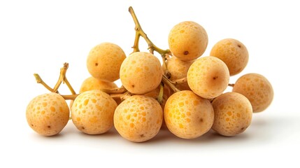 longan on white background
