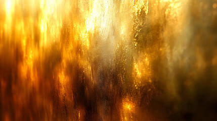 Fototapeta premium Golden Abstract Texture, Shimmering and Glittering, Background Design, Artistic Expression, Golden Hues