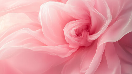 Soft Pink Flowing Fabric Abstract Close-Up Background A Gentle Abstract Background Of Softly Flowing Pink Fabric Creating A Dreamy And Elegant Visual Perfect For Design And Decor Projects