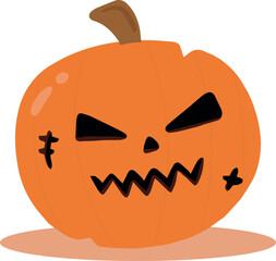 Fototapeta premium Halloween Pumpkin character 