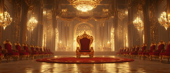 Royal Throne Room Grandeur 