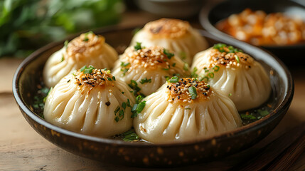 Xiao Long Bao,Xiao Long Bao Chinese food, delicious food ready to eat in a bowl