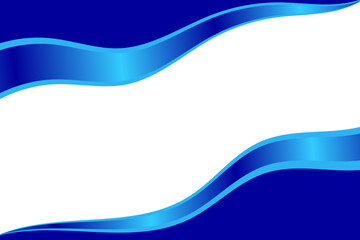 Blue abstract fluid eye catching gradient style wavy bg design in white background with curve lines