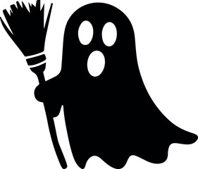 give me 48 seo tags with this topic Halloween  silhouette collection elements with white background

