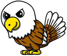 Eagle clip art cartoon character