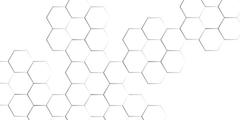 Abstract background with lines. Modern simple style hexagonal graphic concept. Background with hexagons.