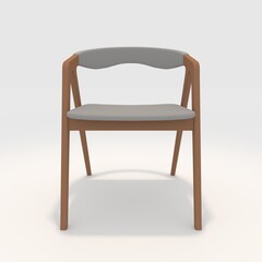 Fototapeta premium 3d render armchair design element. Furniture Collection