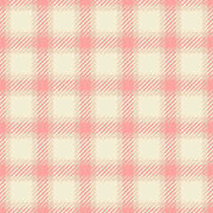 Panjabi texture textile vector, anniversary seamless check plaid. Famous background tartan fabric pattern in light and red colors.