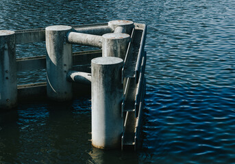 navigational guide on the river