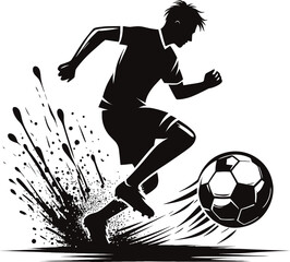 football player silhouette
