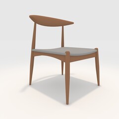 3d render armchair design element. Furniture Collection