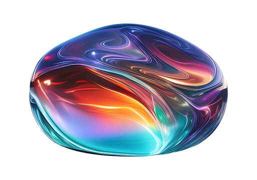 Light blue abstract transparent object that blends seamlessly into its background