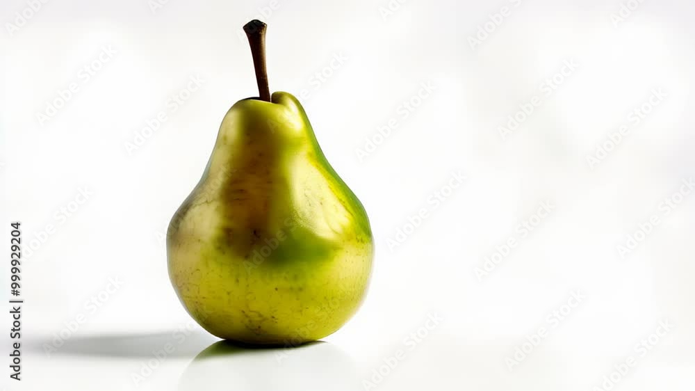 Canvas Prints  Fresh and ripe pear ready to be savored