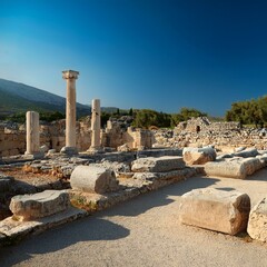 Fototapeta premium archaeological findings, AI generated