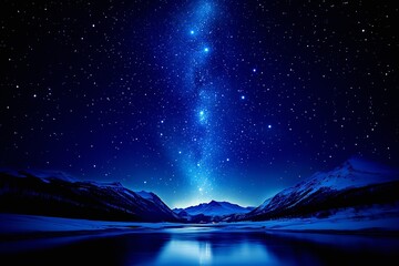 Echoes of the Cosmic Night.generated by AI