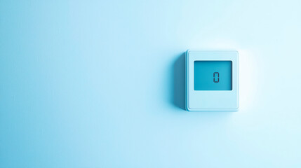 Hour Meter On Smooth White Surface For Time Measurement .