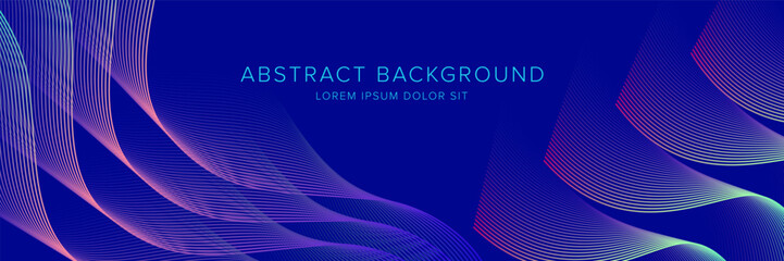 Modern abstract background for presentation design, dynamic shapes composition. Vector illustration