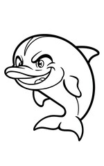 dolphin coloring