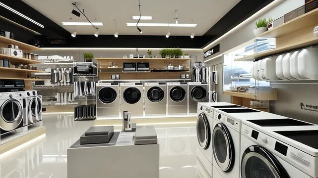 Modern Appliance Store Interior