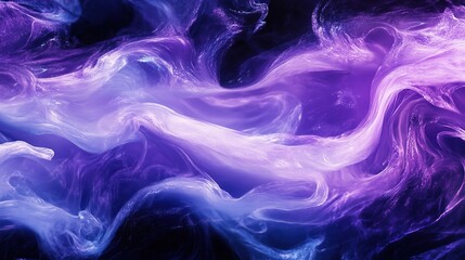 Obraz premium Abstract Purple Swirls in Ethereal Background
