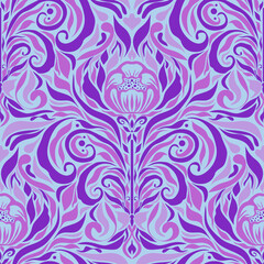 Flowers seamless pattern