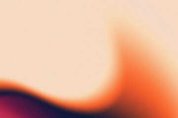 retro vibrant gradient background with grainy texture, orange wallpaper, fluid wave backdrop	