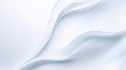 Fototapeta premium Soft White Waves Texture for Backgrounds and Designs